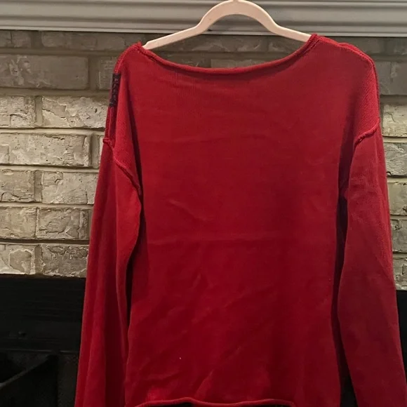 Wild Fable Red Lobster Sweater size med - Picture 3 of 4